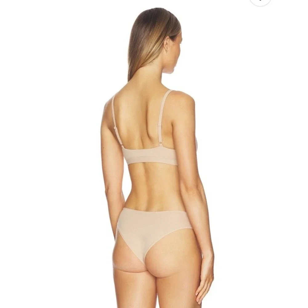 Skims Fits Everybody Triangle Bralette Size S - Picture 2 of 11
